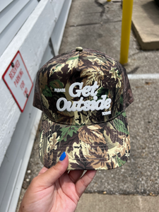 get outside - puff camo hat