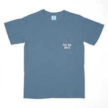 Load image into Gallery viewer, pong flag - blue jean tee
