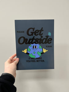 get outside - poster
