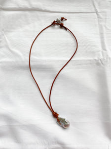 fireball - freshwater pearl pendant necklace