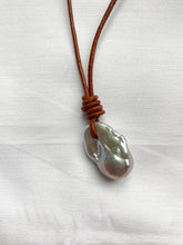 Load image into Gallery viewer, fireball - freshwater pearl pendant necklace
