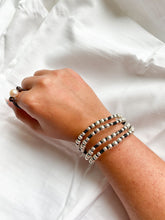 Load image into Gallery viewer, stacked - silver bracelet

