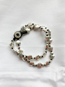 luvr - silver bead bracelet