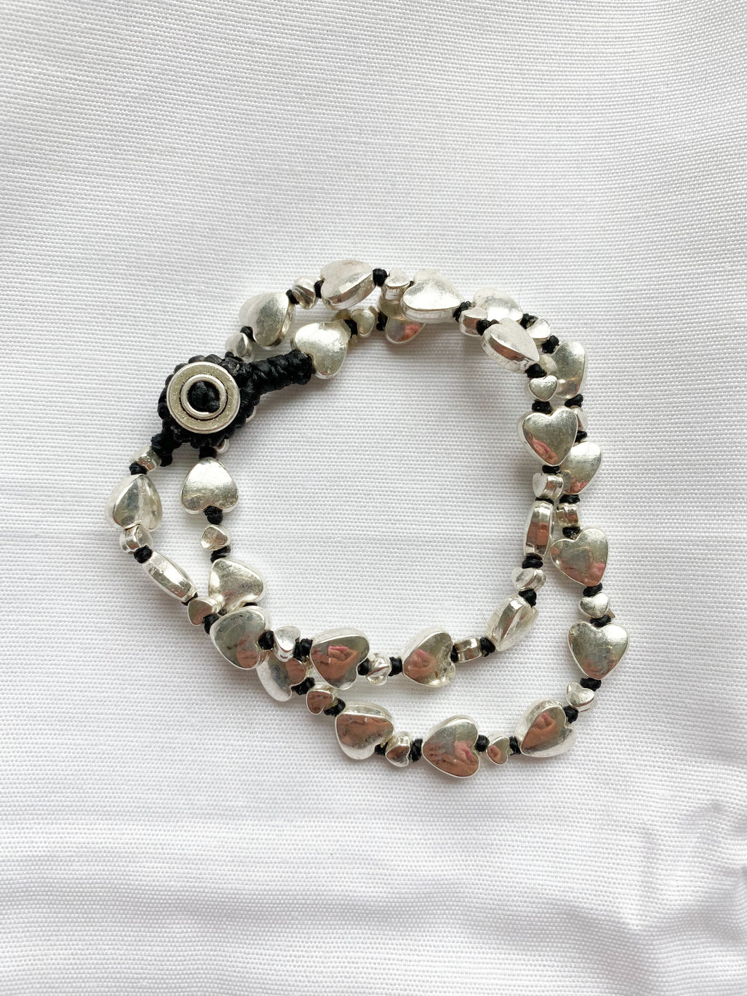 luvr - silver bead bracelet