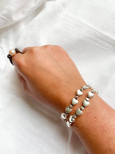 Load image into Gallery viewer, luvr - silver bead bracelet
