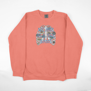 we are all the same - terracotta crewneck