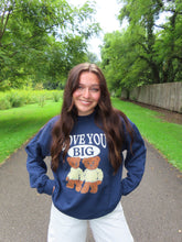Load image into Gallery viewer, Love You Big Bears - Navy Crewneck
