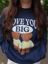 Load image into Gallery viewer, Love You Big Bears - Navy Crewneck
