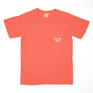 margarita - bright salmon tee