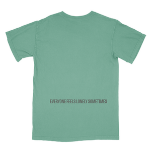 lonely - light green tee