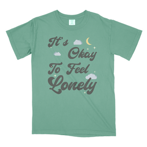 lonely - light green tee