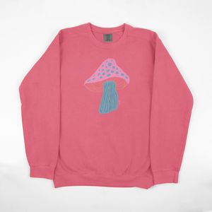 trippy hippy - watermelon crewneck