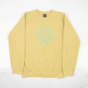 sun - butter crewneck sweatshirt