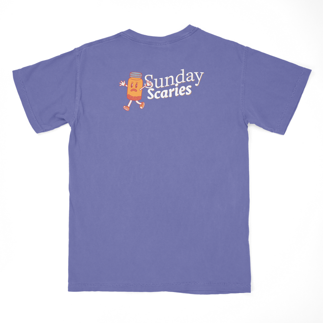 sunday scaries - violet tee