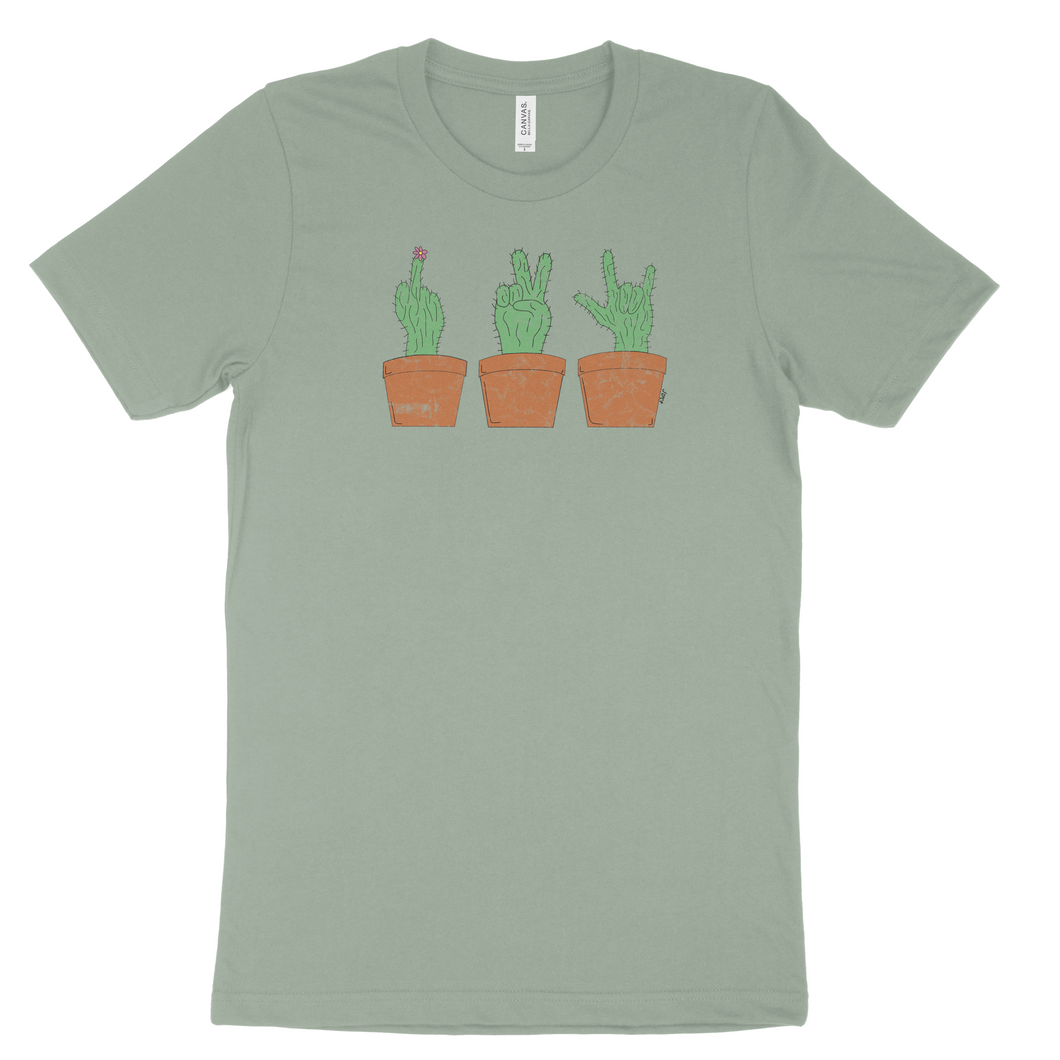 cacti - sage tee