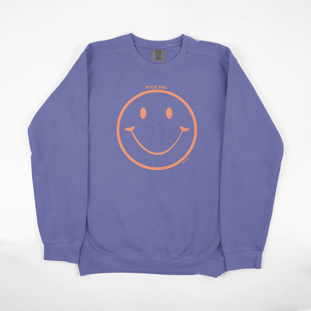 Smiley crewneck discount